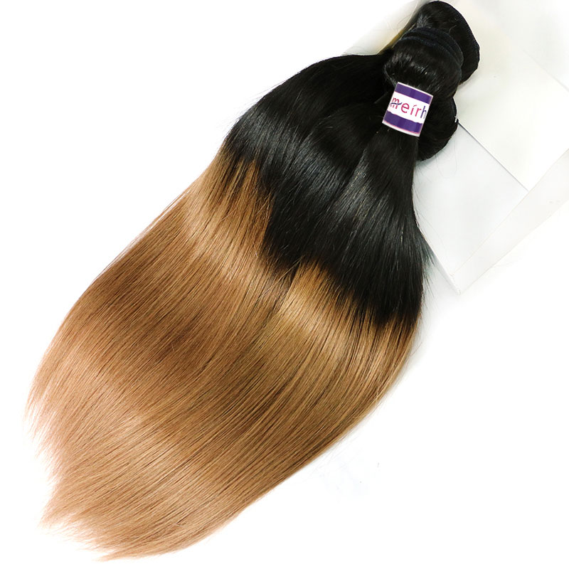 Ombre Hair Straight Brazilian Hair Dark Brown Ombre 1b 30 Color