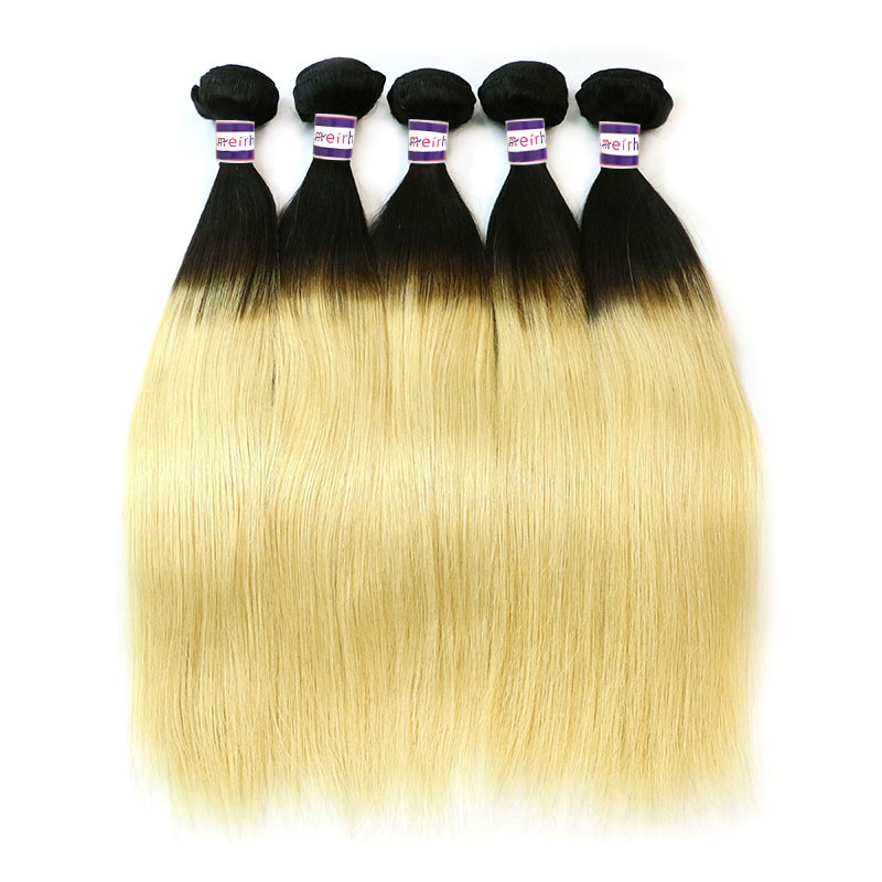 black to blonde ombre straight hair